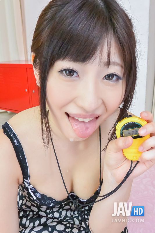 Japanese Idol Cum - Little Slut Arisa Nakano Eats Cum